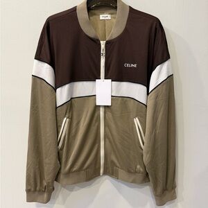 Celine Beige and Cream Knit Sweater